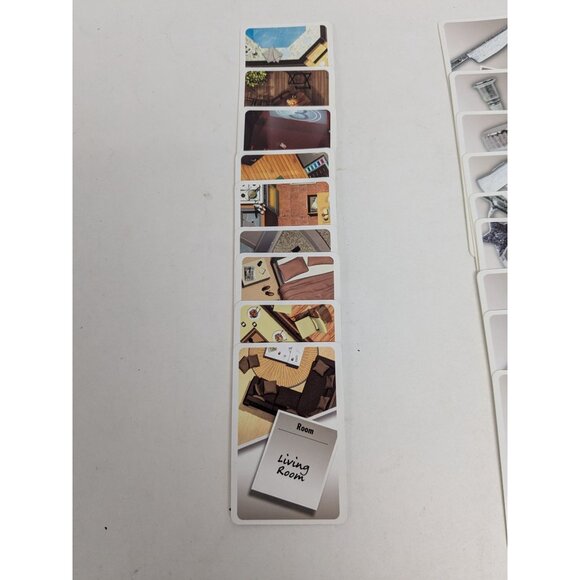 2008 Clue Rumor Board Game Replacement Parts Cards Weapons Suspects Rooms - Picture 3 of 7